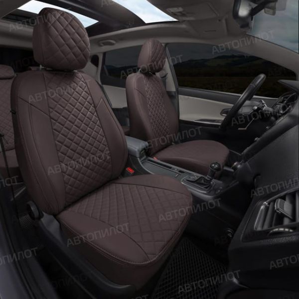 Чехлы Автопилот Экокожа Ромб на Jaecoo J7 (2023+)