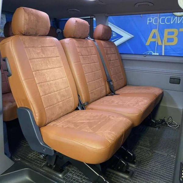 Чехлы Автопилот на Volkswagen Transporter T5 (8 мест) 2003-2015 г.в. Чехлы Автопилот на Volkswagen Transporter T5 (8 мест) 2003-2015 г.в.