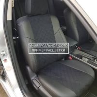 Чехлы Автопилот Алькантара Ромб на Москвич 3 (2022+) Чехлы Автопилот Алькантара Ромб на Москвич 3 (2022+)