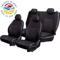 Чехлы Экокожа Турин Ромб на Hyundai ix35 2010-2015 г.в. Чехлы Экокожа Турин Ромб на Hyundai ix35 2010-2015 г.в.