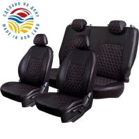 Чехлы Экокожа Турин Ромб на Hyundai ix35 2010-2015 г.в. Чехлы Экокожа Турин Ромб на Hyundai ix35 2010-2015 г.в.